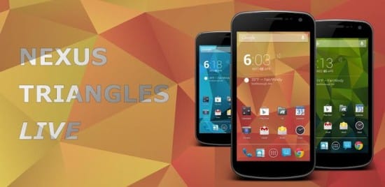 Nexus Trinagle Live Wallpaper