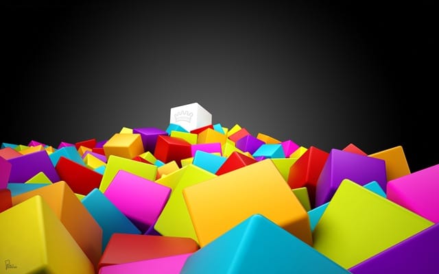 3D Colorful Square