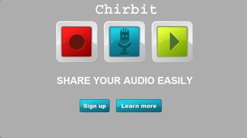 Chirbit-record audio for free copy