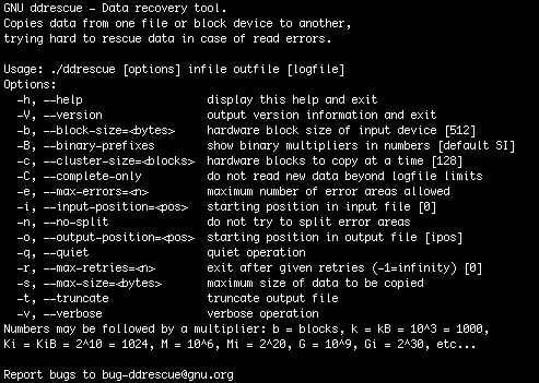 Ddrescue Recovery Tool
