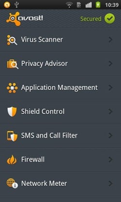 Avast! Mobile Security2