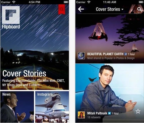 Flipboard for iPhone 5