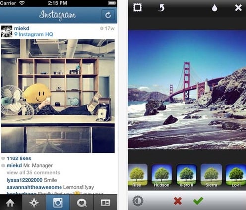 Instagram for iPhone 5