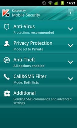 Kaspersky Mobile Security