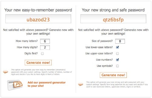 New Password Generator