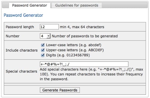 Techzoom Password Generator