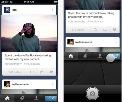 Tumblr for iPhone 5