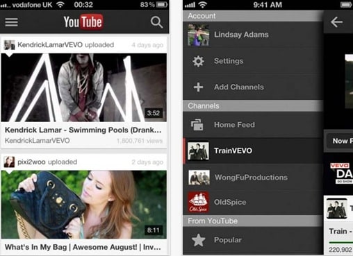 Youtube for iPhone 5