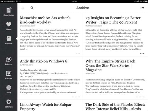 instapaper for iPad 3