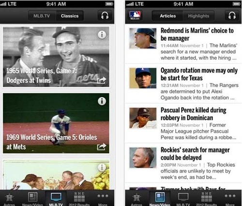 mlb.com for iPhone 5