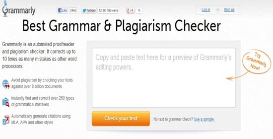 Grammerly- Best Plagiarism checker