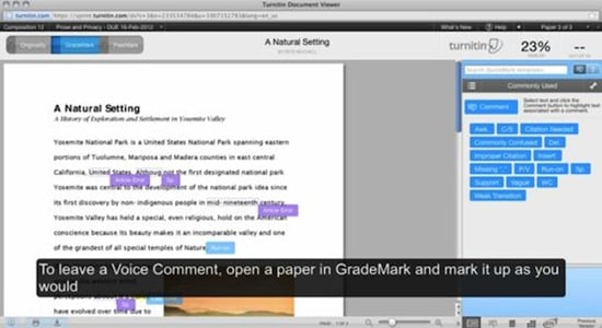 TurnItIn-check plagiarism online 