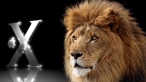 Mac Lion Silver Wallpaper