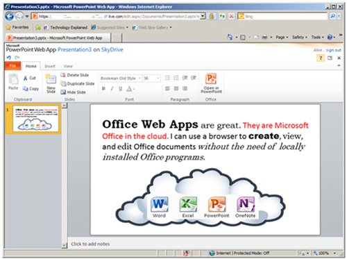 Microsoft Office Web Apps