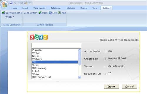 Zoho Office Suite for linux