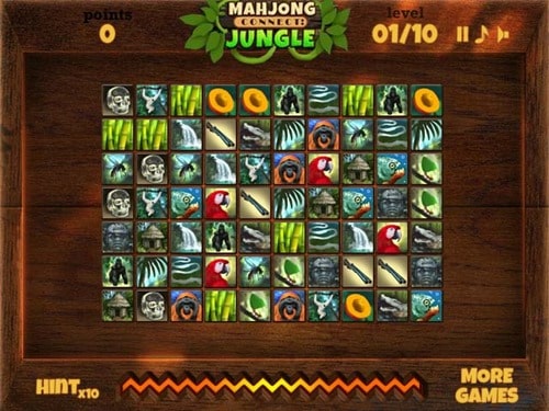 mahjong connect jungle online