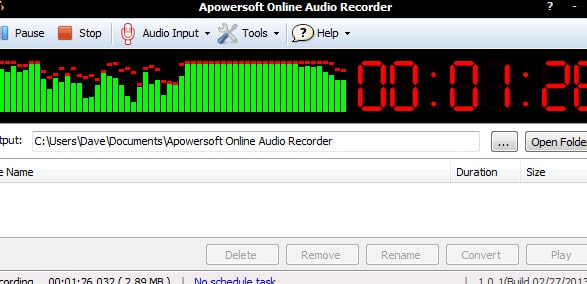 Apowersoft Free Online Audio Recorder