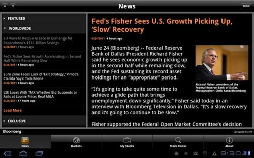 Bloomberg for android