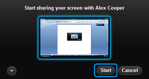 Desktop Sharing on Skype 2