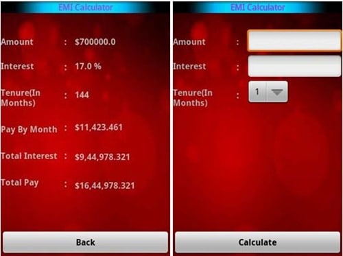 EMI Calculator for Android