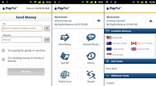 Paypal for android