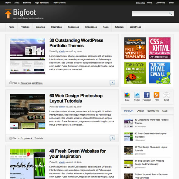 Bigfoot for WordPress