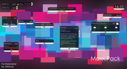 Moxx.Pack for Rainmeter