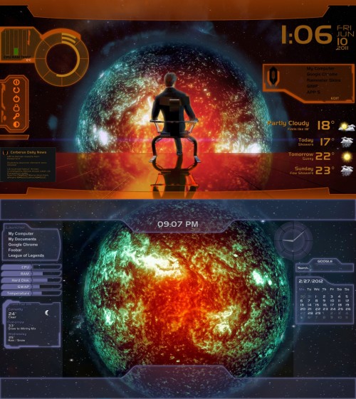 Mass Effect Skin for Rainmeter