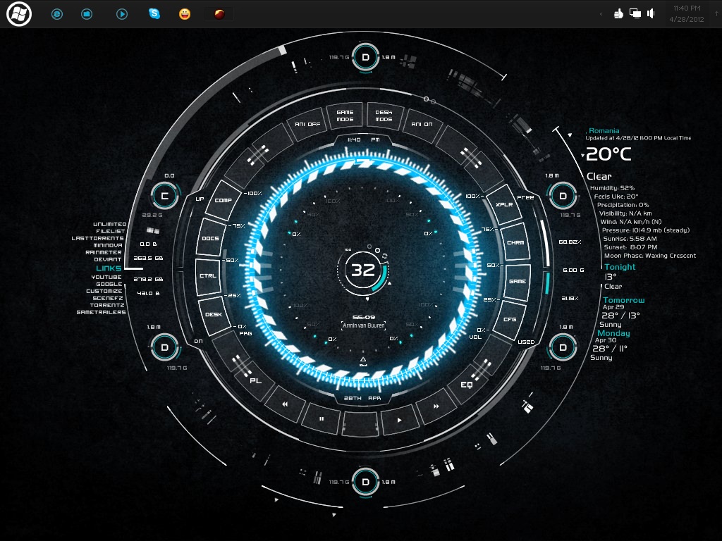 TECH-A for Rainmeter