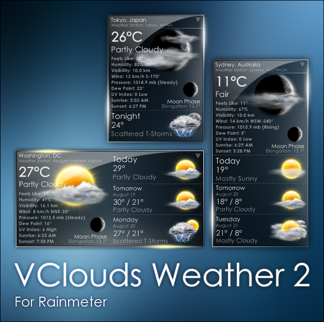 VClouds Weather 2 for Rainmeter