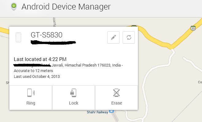 Android Device Manger 
