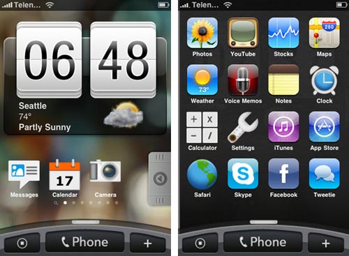 HTC Hero Winterboard