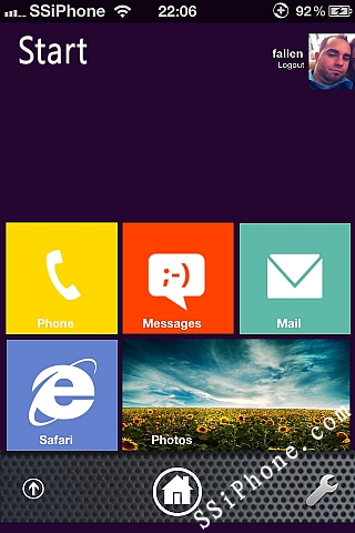 Windows 8 Metro Winterboard Theme