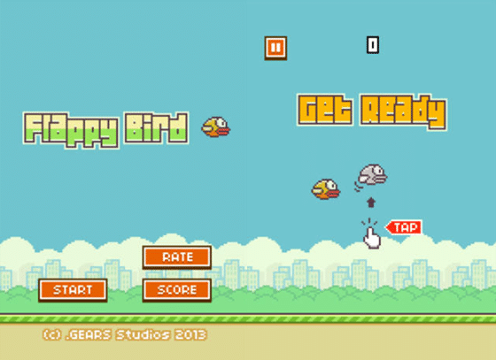 Download Flappy Birds on Android using .apk file