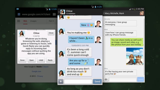 Messaging apps for android