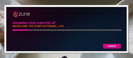 Install Zune Software