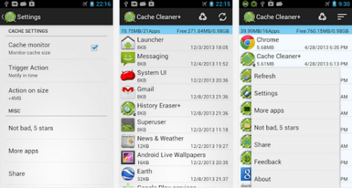 cache cleaner plus