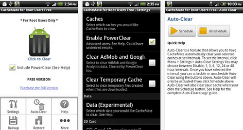 cachemate for android