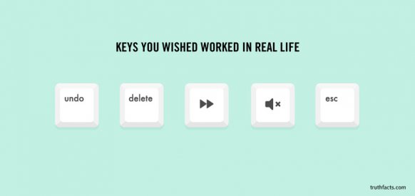 Keys you wished worked in real life