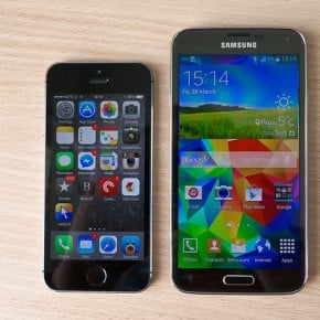 iPhone 5s vs Galaxy s5