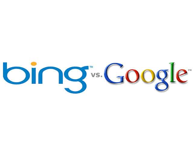 Bing vs Google