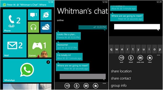 Windows Phone Messaging Apps