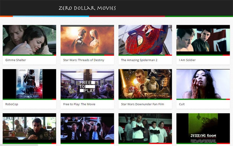 zero dollar movies