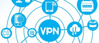 Illustration of how VPN connects to multiple devices