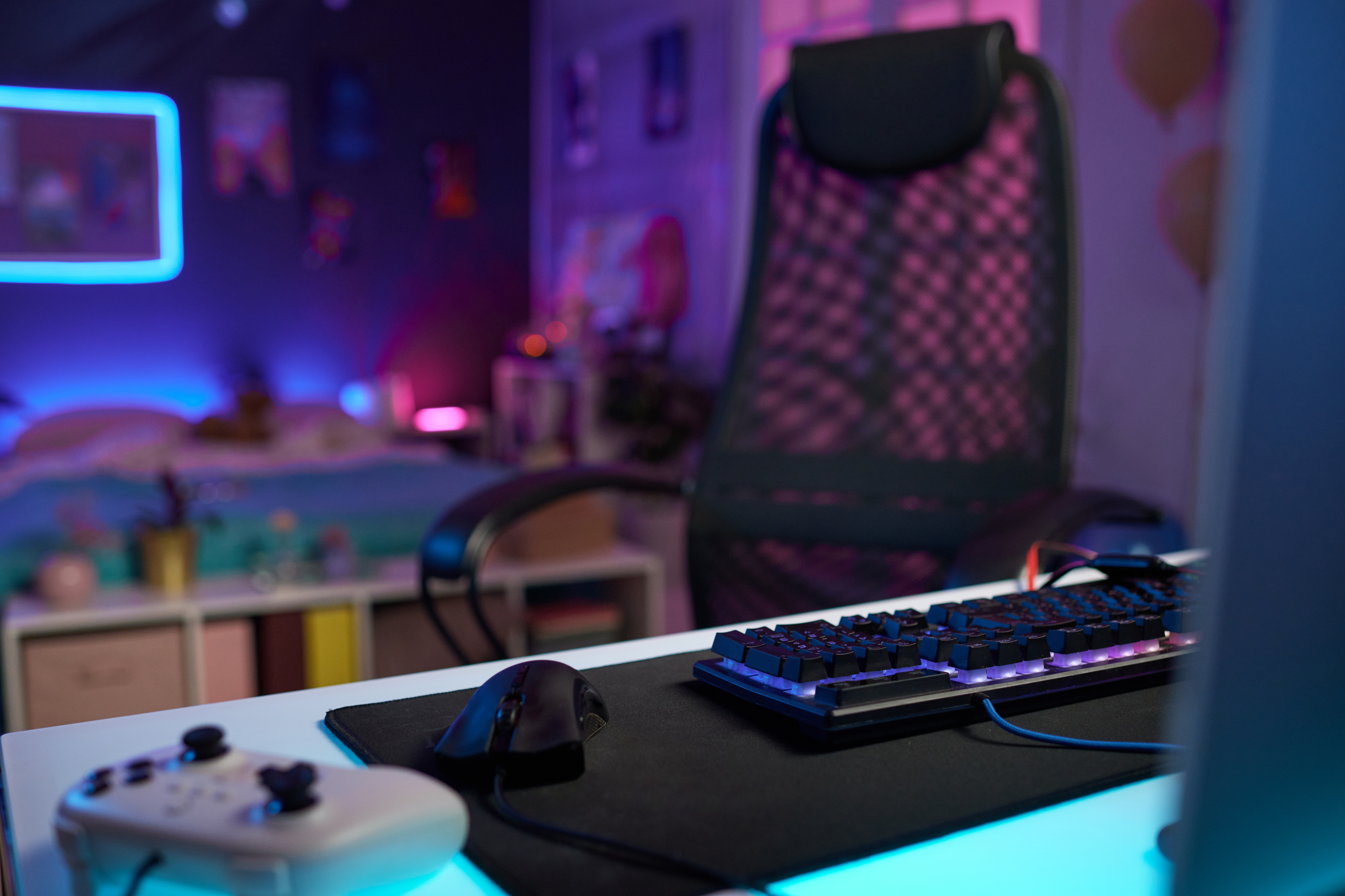 streamer's studio room