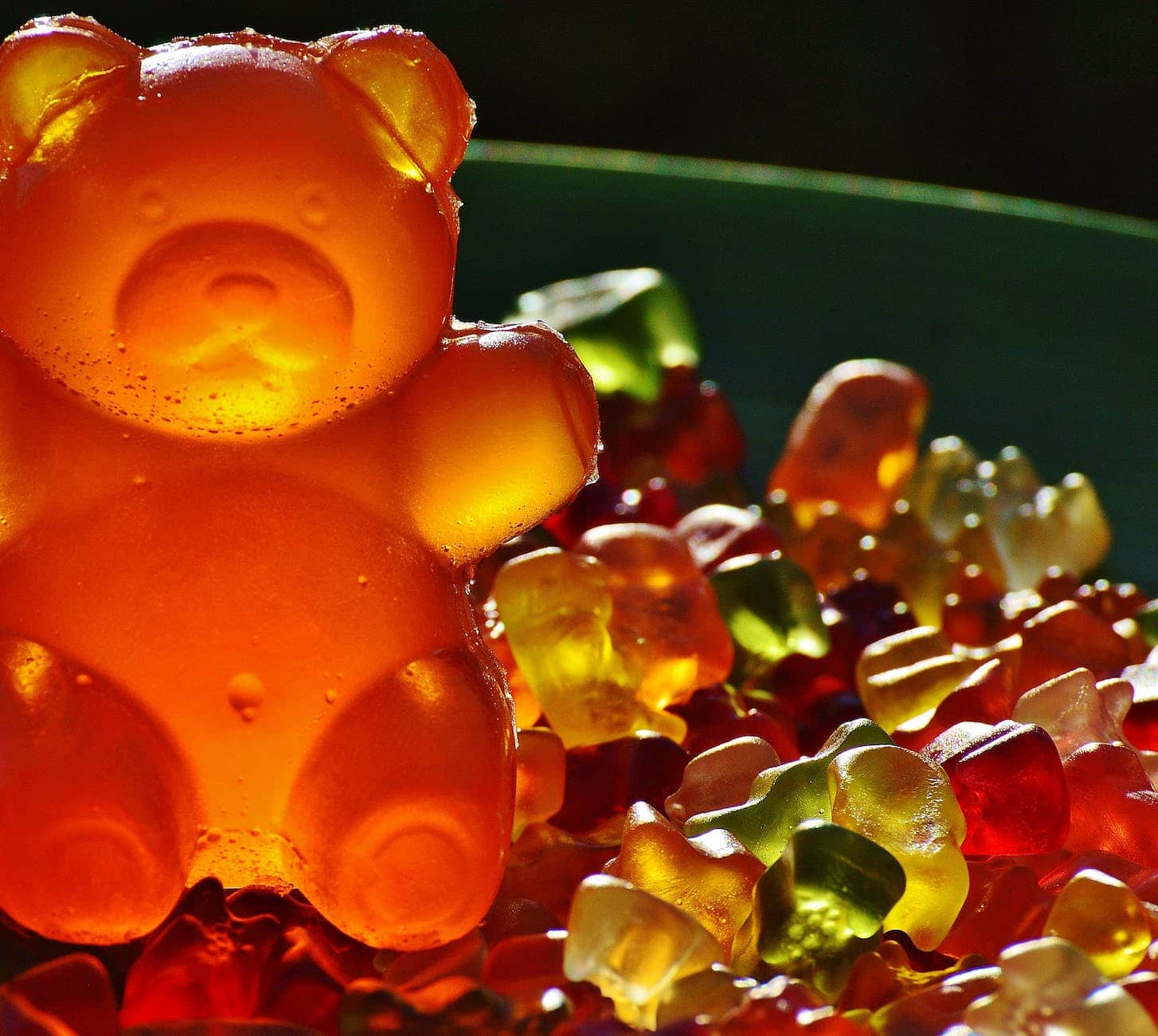 closeup photography of gummy bears