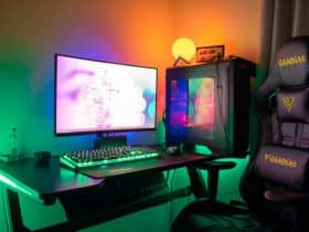 gaming space on a room