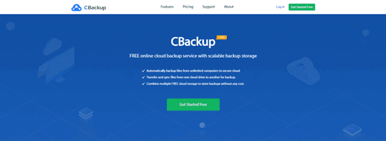 CBackup is a free unlimited cloud backup service.