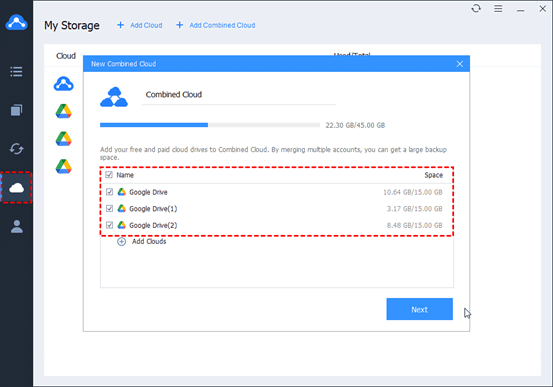 Step 3 to using CBackup