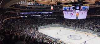 NHL game at Madison Square Garden
